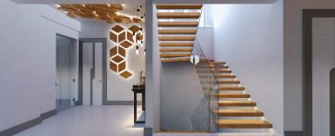 escalier demi tournant